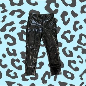 Unknown brand - Latex Pants with Matte Black Zips